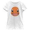 Pokmon Pokemon Char Filled Head Girls Short Sleeve Tee Shirt, White, X-Large view 1