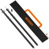 WILDROAD Tarp Poles Tent Poles Canopy Poles 8.37 ft, Telescoping Aluminum Poles with Non-Slip Aluminum Cone Bottom, Portable and Lightweight Camping Gear for Camping and Awnings, Set of 2 view 1