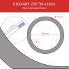 4 PCS Heavy Duty Bike Tubes 700x38C 700x40C 700x43C 700x45C 38C/40C/42C/43C/45C Schrader Valve 35mm 48mm Bicycle Tubes Premium Quality Butyl Inner Tubes(2 Strong Tire Levers) view 2