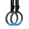 Teamaze Gymnastic Rings with 15 FT Adjustable Straps Non-Slip Gymnastics Rings Pull Up Workout Rings for Home Gym Exercise, Training (Blue) view 1