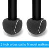 URBEST Walker Tennis Balls 4pcs Precut Heavy Duty Tennis Balls for Walkers view 3