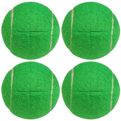 URBEST Walker Tennis Balls 4pcs Precut Heavy Duty Tennis Balls for Walkers, Pre Cut, Dark Green
