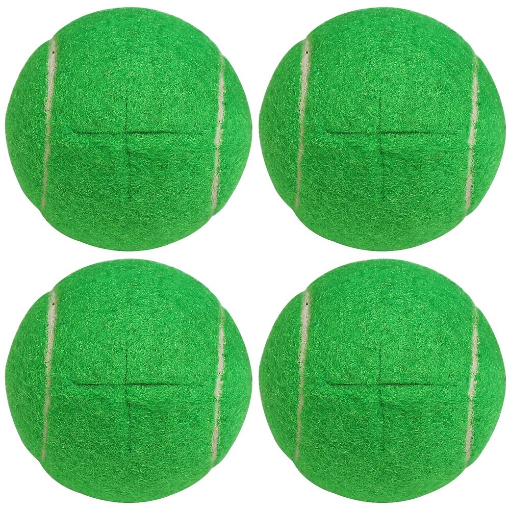 URBEST Walker Tennis Balls 4pcs Precut Heavy Duty Tennis Balls for Walkers, Pre Cut, Dark Green