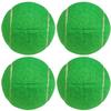 URBEST Walker Tennis Balls 4pcs Precut Heavy Duty Tennis Balls for Walkers, Pre Cut, Dark Green view 1