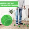 URBEST Walker Tennis Balls 4pcs Precut Heavy Duty Tennis Balls for Walkers, Pre Cut, Dark Green view 4