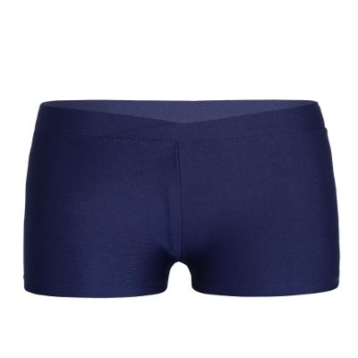 Huimingda Kids Girls Athletic Gymnastics Shorts Dance Shorts Tumbling Volleyball Cheer Ballet Bottoms Navy Blue 7-8 Years