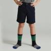COTTON DAY Kids Boys Crew Dress Socks Bright Colorful Stripes Design 10-12 Years Thin Colorful Size XL (12) view 3