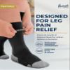 Pembrook Plus Size Compression Socks Wide Calf - Up to 6XL | Black Wide Calf Compression Socks Women | Circulation Support view 2