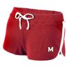 boxercraft Women's University of Maryland Terrapins Relay Short, Red/White, S view 1