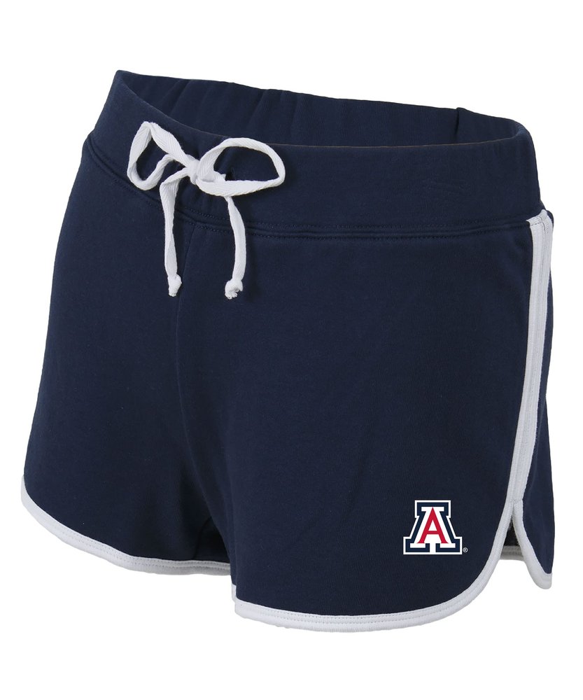 boxercraft Women's University of Arizona Wildcats Relay Short, Navy/White, L