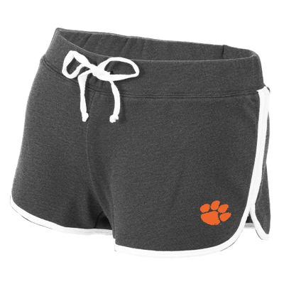boxercraft Women's Clemson University Tigers Relay Short, Granite/White, L