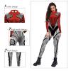 Panegy Women 3D Skeleton Halloween Costume Jumpsuit Full Bodysuit Cosplay Scary Theme Party Jumpsuit for Women Halloween Unitard for Pole Dance view 4