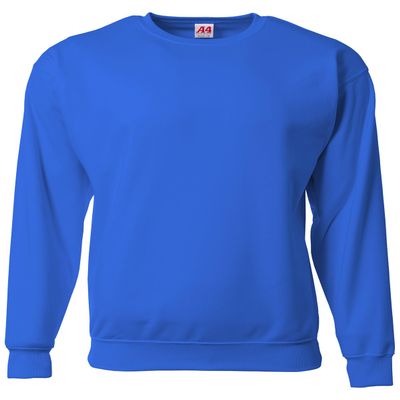 A4 N4275 - SPRINT FLEECE CREW - ROYAL - 2XL