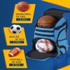 TRAILKICKER Basketball Bag Backpack with Ball Holder Multi-Sport Backpack for Soccer Volleyball Football Baseball Helmet (TK2-Blue, Large) view 2