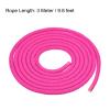 PATIKIL 3 Meter Gymnastics Rope for Playing Fitness, Sport Gym Training, Home Workout, Rose Red view 3