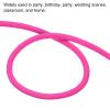 PATIKIL 3 Meter Gymnastics Rope for Playing Fitness, Sport Gym Training, Home Workout, Rose Red view 4