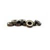 10PCS Black Gold Shaft Bearings Warped Special Skateboard Bearing Professional 608 Fast DINGGUANGHE (Color : Black) view 2