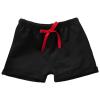 Alvivi Toddler Baby Girls Boys Cotton Linen Shorts Elastic Waistband Solid Color Booty Shorts Black A 6-7 Years view 1