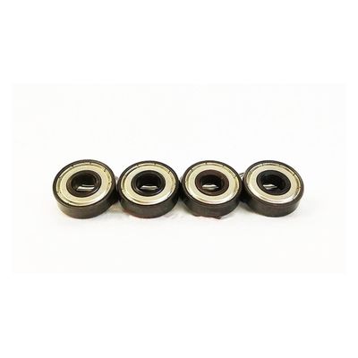10PCS Black Gold Shaft Bearings Warped Special Skateboard Bearing Professional 608 Fast DINGGUANGHE (Color : Gold)