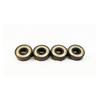 10PCS Black Gold Shaft Bearings Warped Special Skateboard Bearing Professional 608 Fast DINGGUANGHE (Color : Gold) view 1
