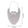 FILFEEL Halloween Party Fake Beard, Costume Facial False Beard Male Fake Whisker for Party Supplies Grey view 2