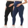Buttergene Women's Maternity Leggings over the Belly Pregnancy Active Wear Workout Yoga Tights Pants view 1
