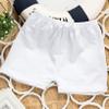ACSUSS Baby Boy Girl Basketball Jersey Shorts Elastic Waistband Bottoms Drawstring Jogger Pants White A 5-6 Years view 2