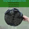 GTHFINE EEL Trap, Crayfish Trap, Crayfish Traps for Lakes, Minnow Trap Plastic, Durable Plastic Container Supplies Black Fish Net (2 Pcs) view 3