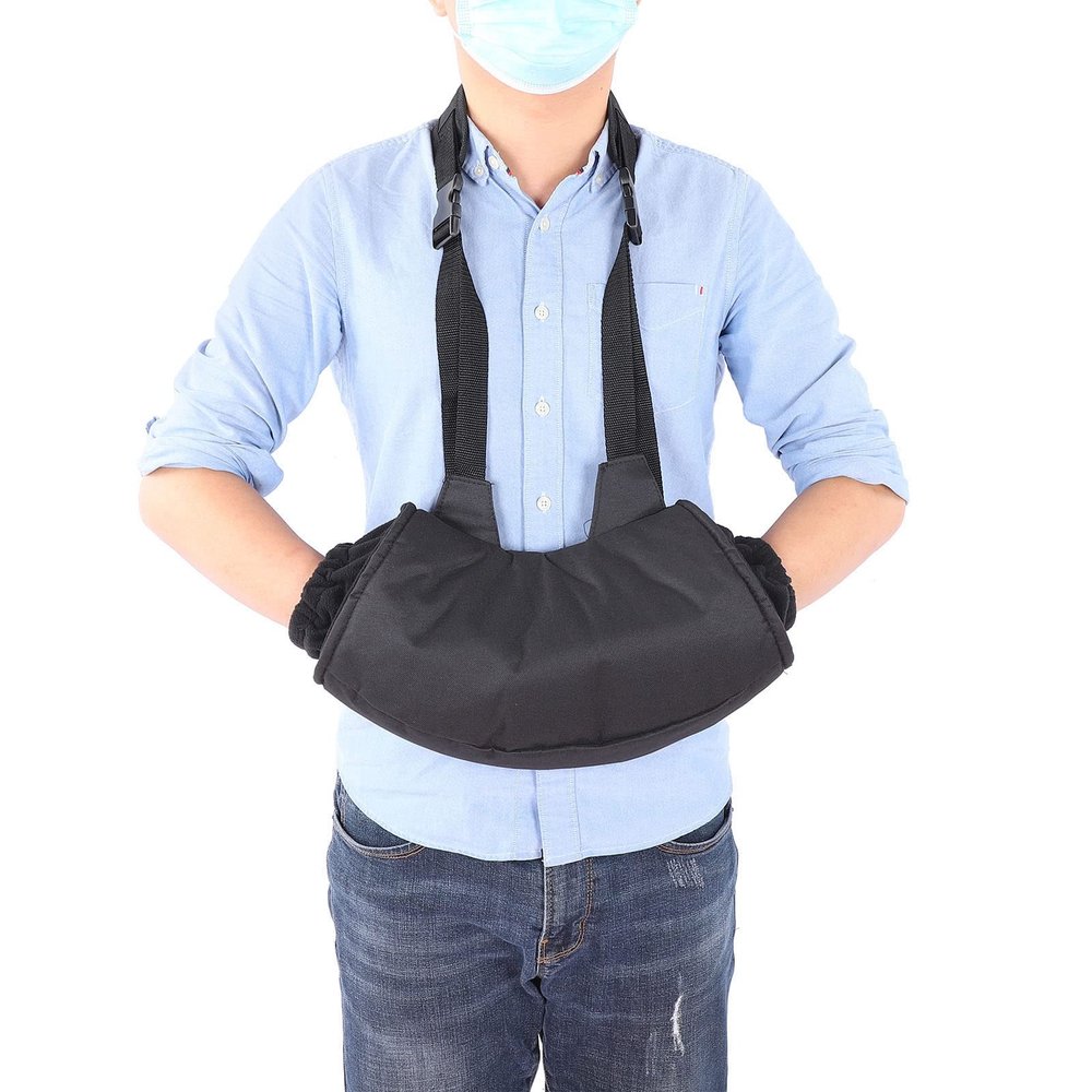 Unisex Winter Lint Hand Warmer Muffs,Neck Hanging Warm Gloves for Outdoor Hunting Garden Working