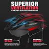 VICTGOAL Bike Helmet with USB Rechargeable Rear Light Detachable Magnetic Goggles Removable Sun Visor Mountain & Road Bicycle Helmets for Men Women Adult Cycling Helmets (XL: 59-63 cm, Black Red) view 3