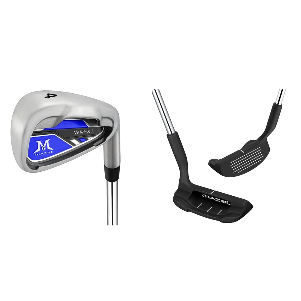 MAZEL Golf Iron 4 & Black Golf Chipper, Bundle of 2