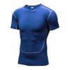 dPois Mens UV Rash Vest UPF50+ Sun Protection Rash Guard Sun Shirts Swimming Tops Active Athletic T-Shirts Blue 3X-Large view 1