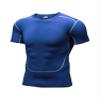 dPois Mens UV Rash Vest UPF50+ Sun Protection Rash Guard Sun Shirts Swimming Tops Active Athletic T-Shirts Blue 3X-Large view 3