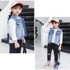 NABER Kids Girls' Fashion Sleeveless Outerwear Denim Jacket Vest Age 4-14 Years(Blue2,5-6 Years) view 2