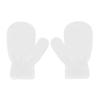 UTTPLL Toddler Magic Stretch Gloves Mittens Multicolor Soft Knitted Gloves Warm Kids Knit Thick Cold Mittens for Boys and Girls White One Size view 2