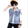 NABER Kids Boys' Fashion Sleeveless Outerwear Denim Jacket Vest Age 4-14 Years(Blue2,7-8 Years) view 1