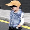 NABER Kids Boys' Fashion Sleeveless Outerwear Denim Jacket Vest Age 4-14 Years(Blue2,7-8 Years) view 3