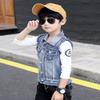 NABER Kids Boys' Fashion Sleeveless Outerwear Denim Jacket Vest Age 4-14 Years(Blue2,7-8 Years) view 4
