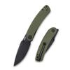 KUBEY Momentum KU344G Everyday Carry Pocket Knife, 3.43-Inch Drop Point Blade G10 Handles with Dual Thumb Studs and Reversible Clip for Outdoor Hunting Camping view 1