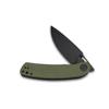 KUBEY Momentum KU344G Everyday Carry Pocket Knife, 3.43-Inch Drop Point Blade G10 Handles with Dual Thumb Studs and Reversible Clip for Outdoor Hunting Camping view 3