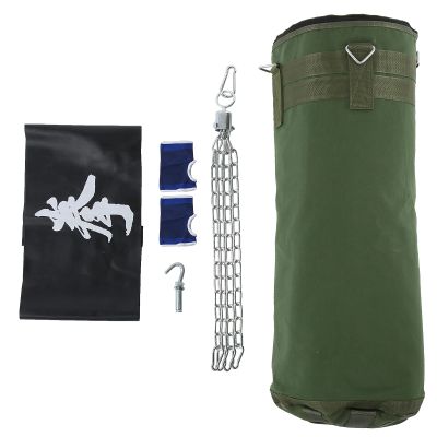 Pilipane 80cm Oxford Canvas Sandbag HangingBoxing Special Fitness Training Tool Green for Babies Boy Gifts Christmas Boys Toys, Kids Boxing Set, Kids Boxing Set, 80cm Oxford Canvas Sandbag Hangin
