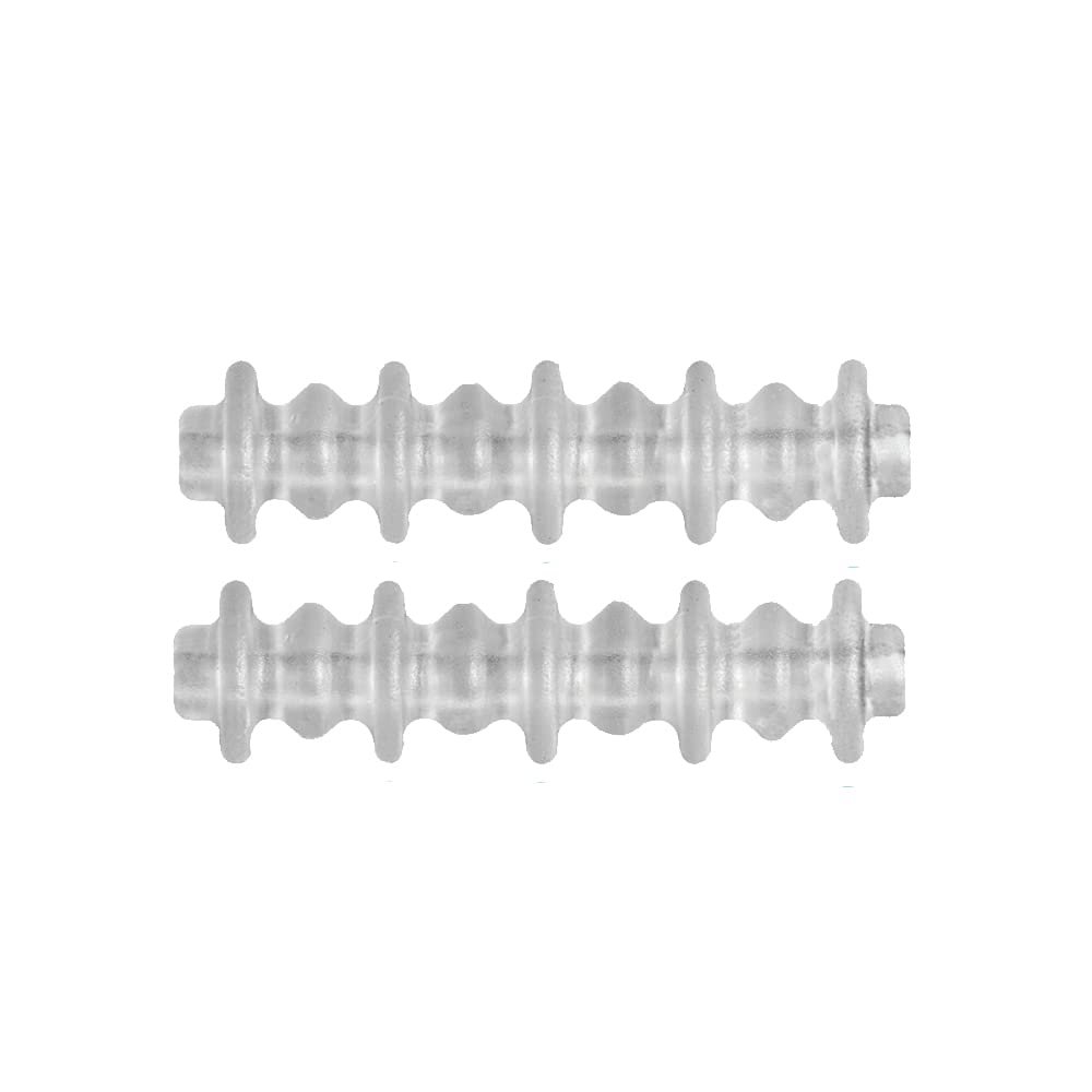 Pine Ridge Archery Nitro Button XL, Increases Bow Speed, Eliminates Nock Pinch, and Dampens String Vibration and Noise, Clear, Pack of 12