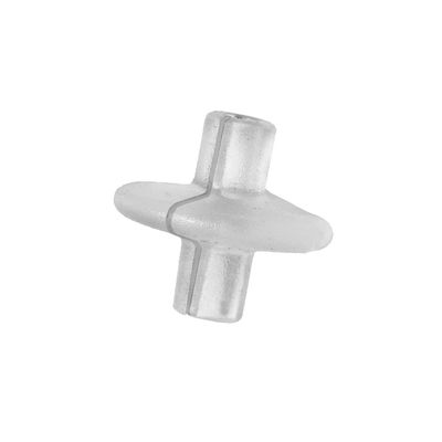 Pine Ridge Archery Slotted XL Kisser Button for Compound and Traditional Bows, Clear, Pack of 6