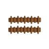 Pine Ridge Archery Nitro Button XL, Increases Bow Speed, Eliminates Nock Pinch, and Dampens String Vibration and Noise, Brown, Pack of 12 view 1