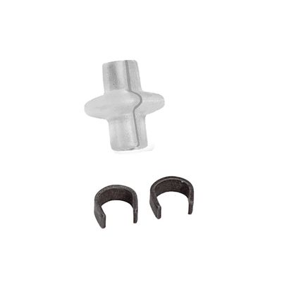 Pine Ridge Archery Slotted Kisser Button for Compound and Traditional Bows, Clear, Pack of 6