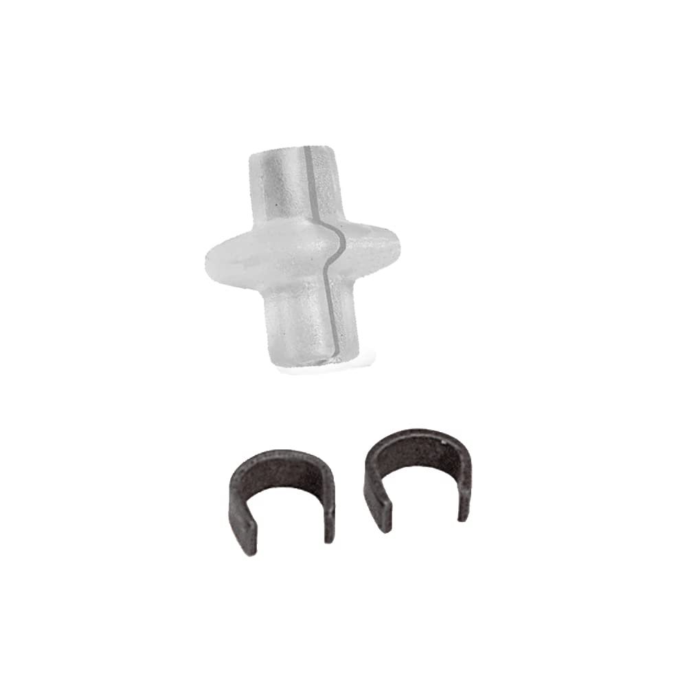 Pine Ridge Archery Slotted Kisser Button for Compound and Traditional Bows, Clear, Pack of 6