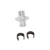 Pine Ridge Archery Slotted Kisser Button for Compound and Traditional Bows, Clear, Pack of 6 view 1