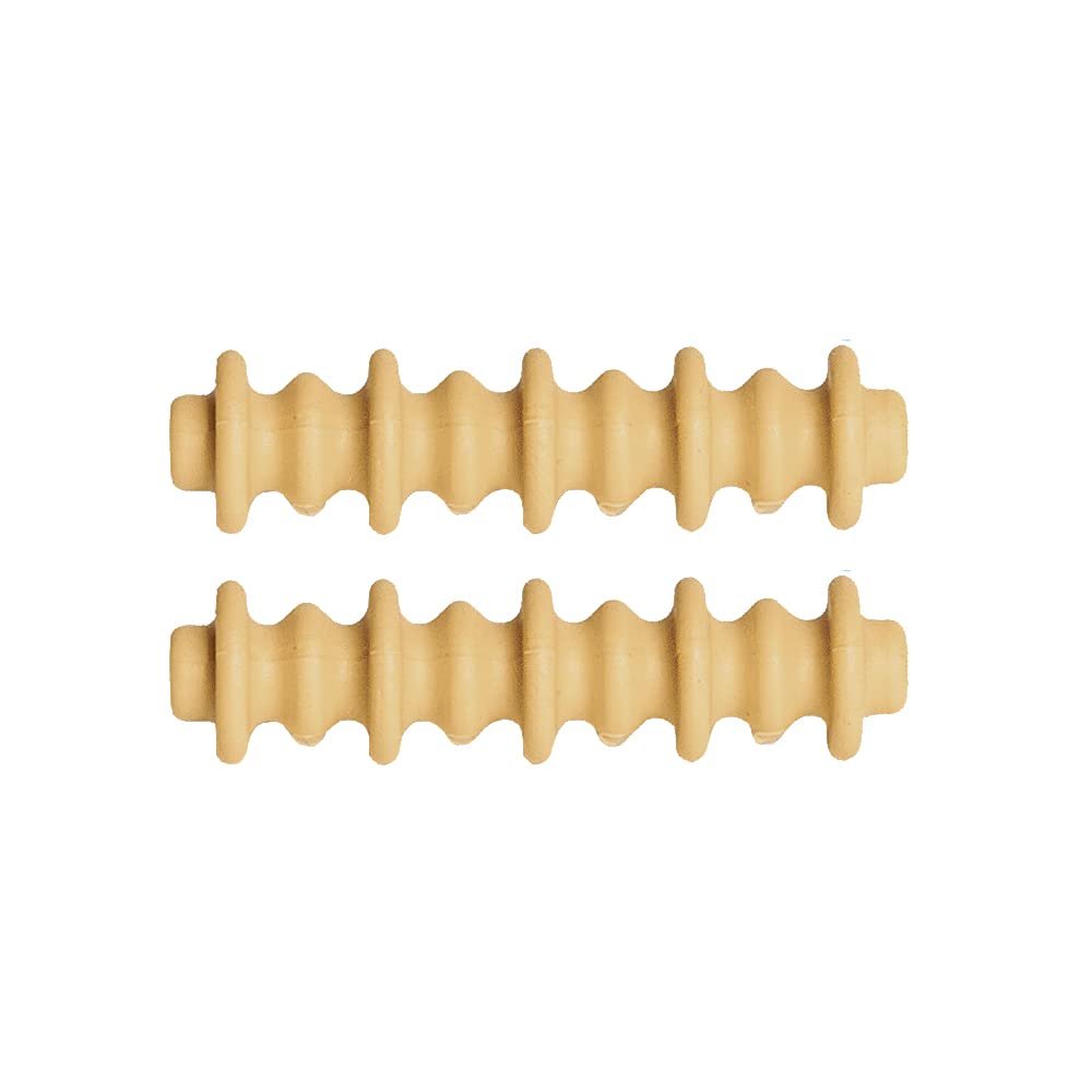 Pine Ridge Archery Nitro Button XL, Increases Bow Speed, Eliminates Nock Pinch, and Dampens String Vibration and Noise, Tan, Pack of 12