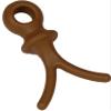 Pine Ridge Archery Wishbone Bow String and Cable Dampener for Noise Reduction and Vibration Control - Brown - Pack of 12 view 1