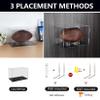 Clear Football Display Case,Memorabilia Display Box Cases for Football or Memorial Sports Gloves,with Steel Brackets Hanger & Removable Interior Football Display Stand(11.8x7.9x7.9 inch; 30x20x20 cm) view 3